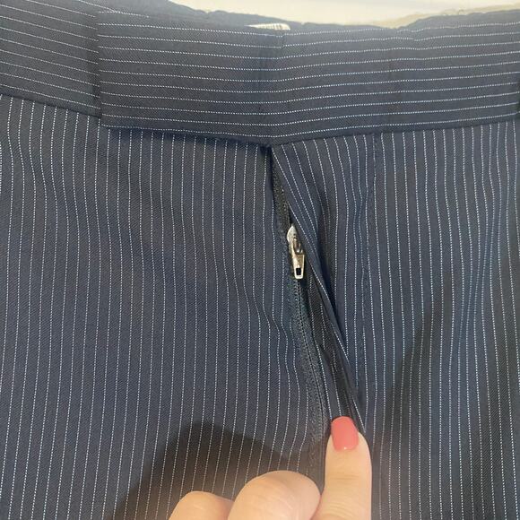 Boss Hugo Boss Black Grey Scorsese Movie Trousers 100% Wool Dress Pant Sz 40S - Picture 5 of 12